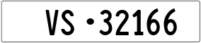 Truck License Plate